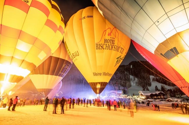Die Ballone auf der Hammerwiese - Nacht der Ballone 2019