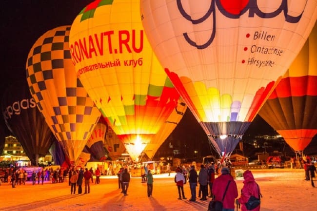 Die Nacht der Ballone ist ein besonderes Ereignis für Groß und Klein in Filzmoos.